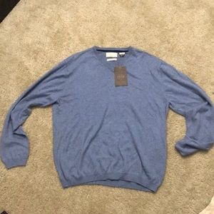 Weather proof cotton cashmere sweater